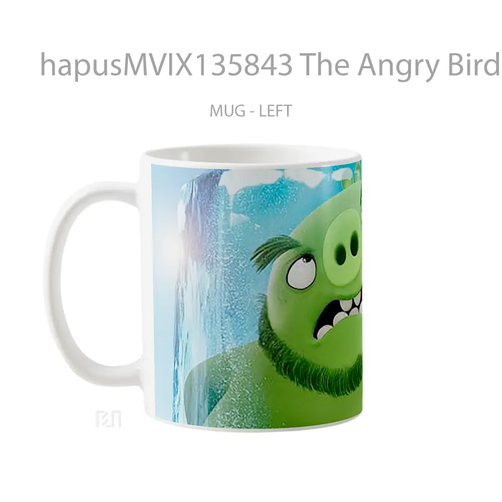 Mug The Angry Birds Movie 2 V6 Gelas Hewan Lucu - All-side / Desain