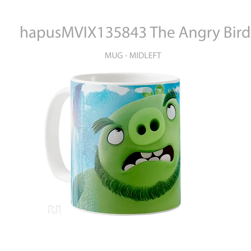 Mug The Angry Birds Movie 2 V6 Gelas Hewan Lucu - All-side / Desain