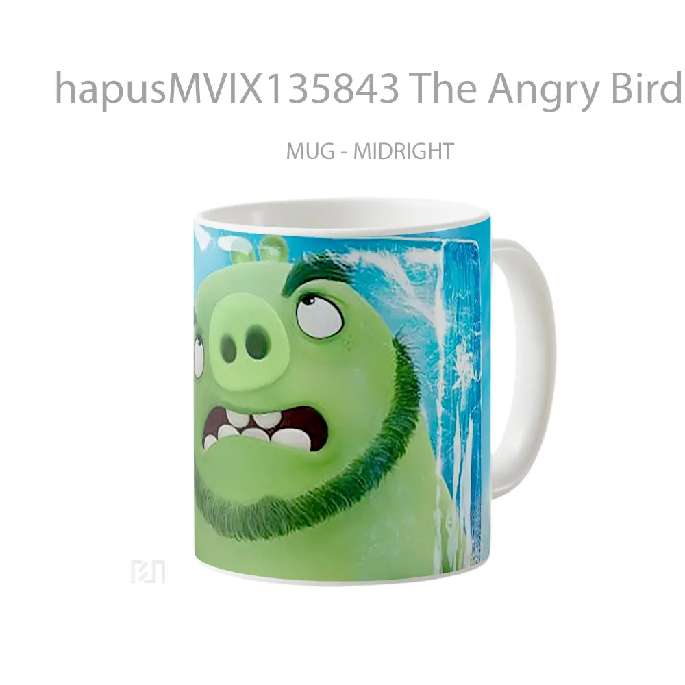 Mug The Angry Birds Movie 2 V6 Gelas Hewan Lucu - All-side / Desain