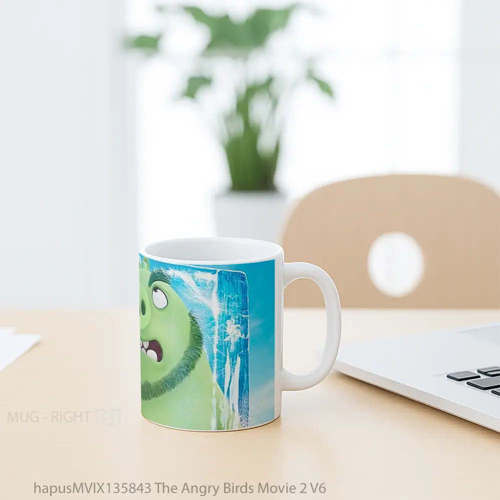Mug The Angry Birds Movie 2 V6 Gelas Hewan Lucu - All-side / Desain