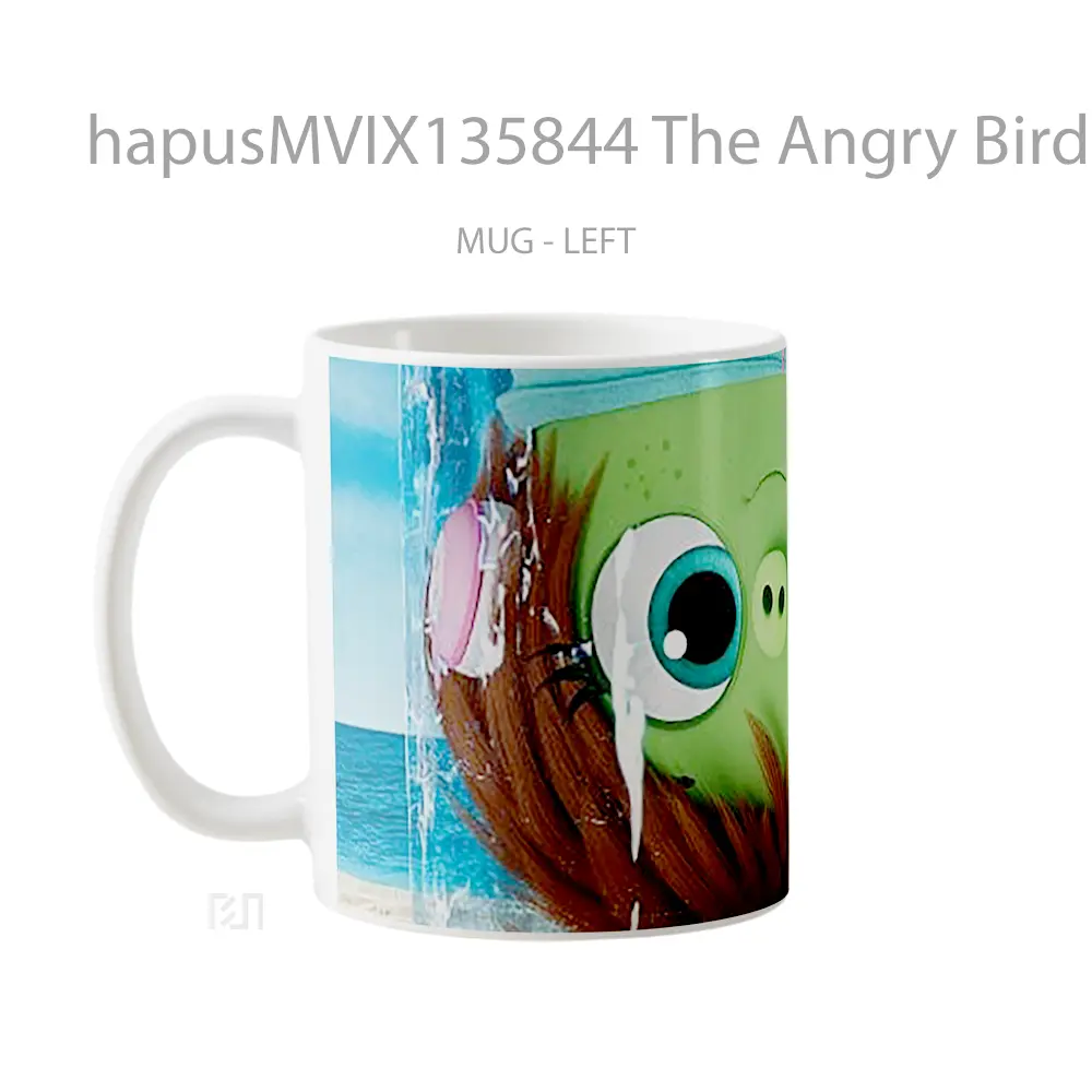 Mug The Angry Birds Movie 2 V7 Gelas Hewan Lucu - All-side / Desain