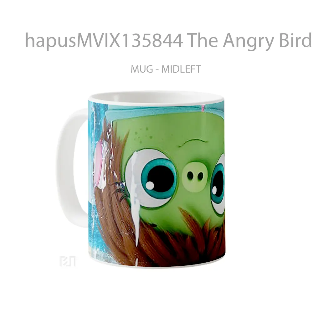 Mug The Angry Birds Movie 2 V7 Gelas Hewan Lucu - All-side / Desain