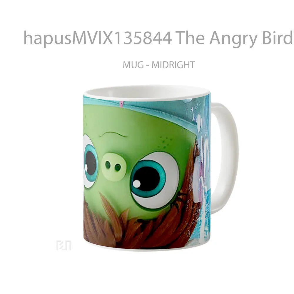 Mug The Angry Birds Movie 2 V7 Gelas Hewan Lucu - All-side / Desain