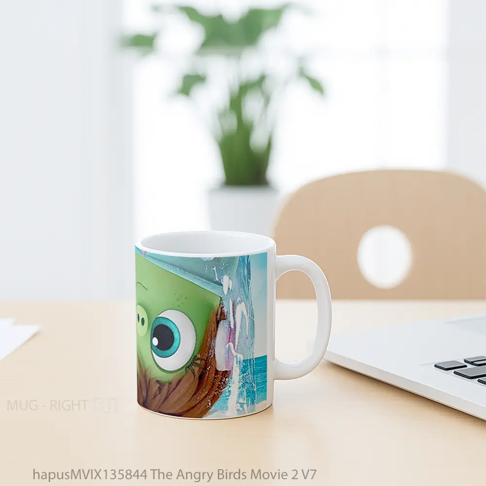 Mug The Angry Birds Movie 2 V7 Gelas Hewan Lucu - All-side / Desain