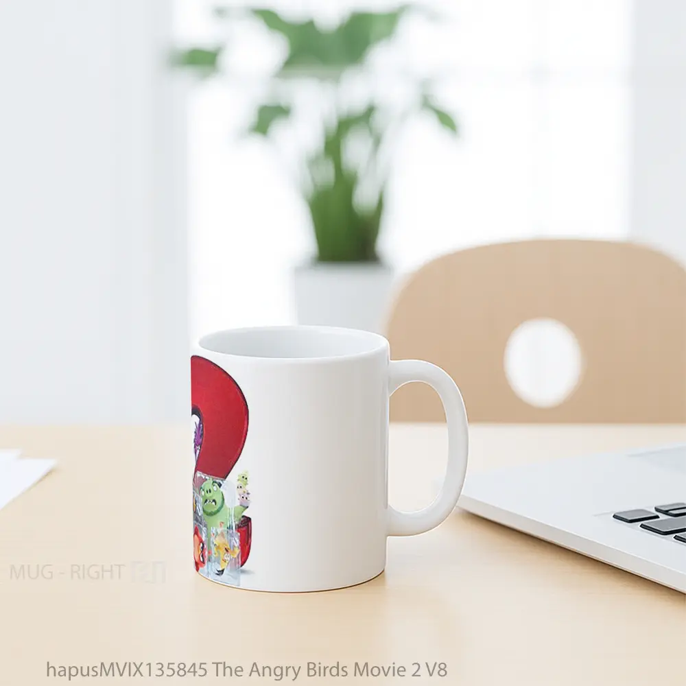 Mug The Angry Birds Movie 2 V8 Gelas Hewan Lucu - All-side / Desain