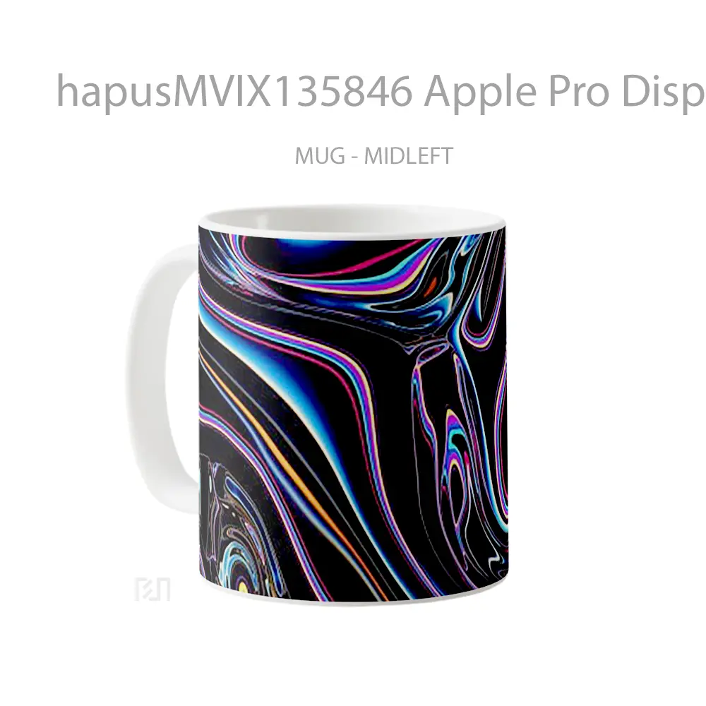 Mug Apple Pro Display Xdr Abstract V1 Gelas Seni Modern - All-side / Desain