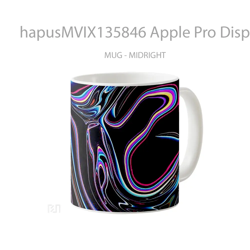 Mug Apple Pro Display Xdr Abstract V1 Gelas Seni Modern - All-side / Desain