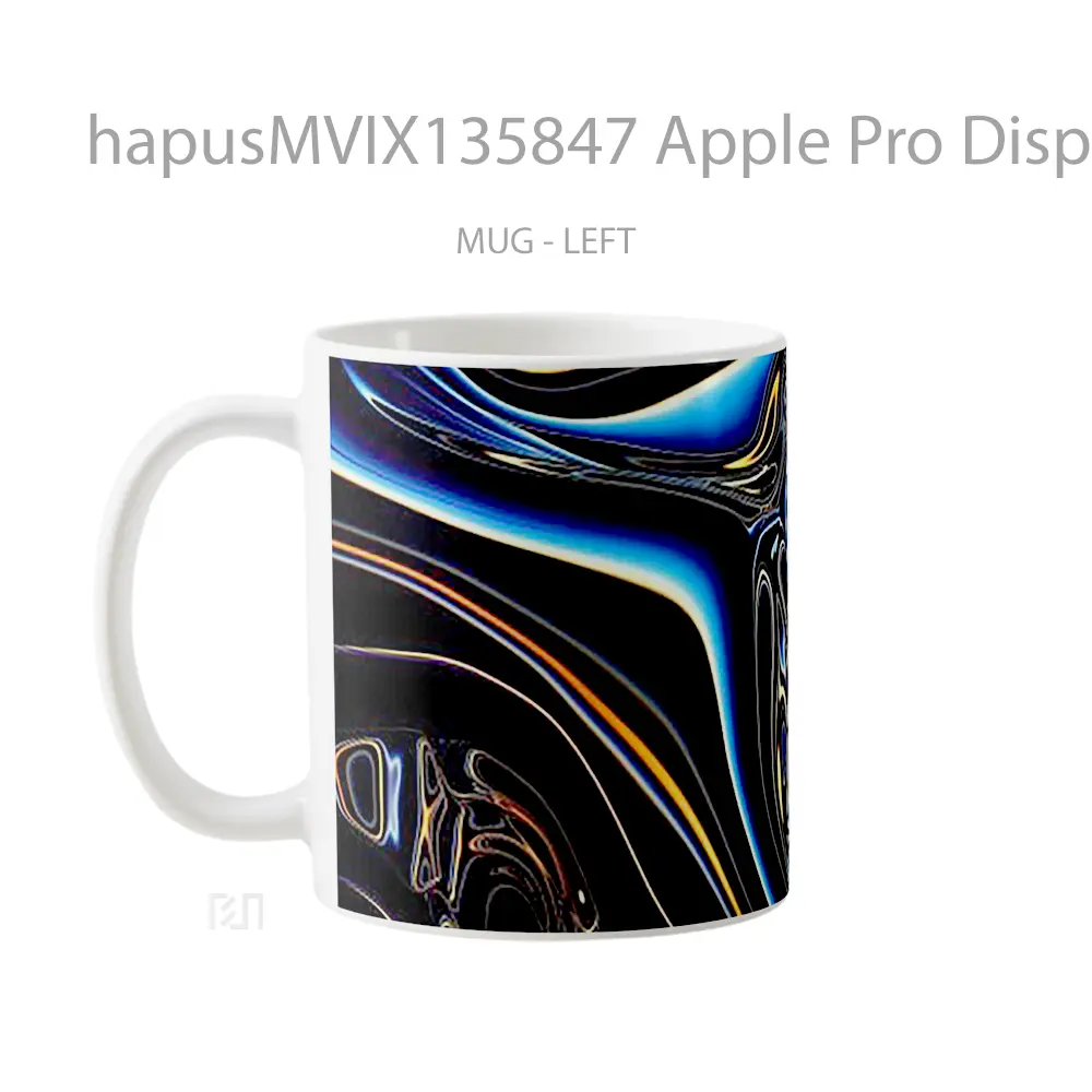 Mug Apple Pro Display Xdr Abstract V2 Gelas Seni Modern - All-side / Desain