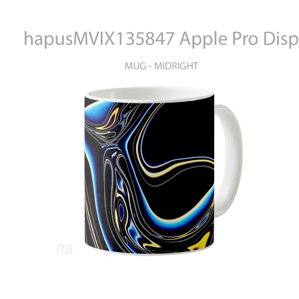Mug Apple Pro Display Xdr Abstract V2 Gelas Seni Modern - All-side / Desain