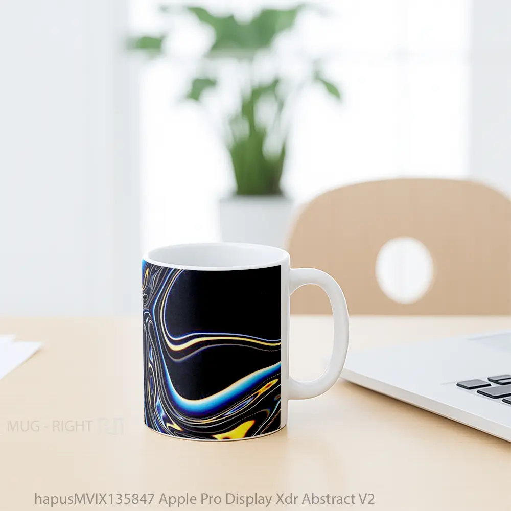 Mug Apple Pro Display Xdr Abstract V2 Gelas Seni Modern - All-side / Desain