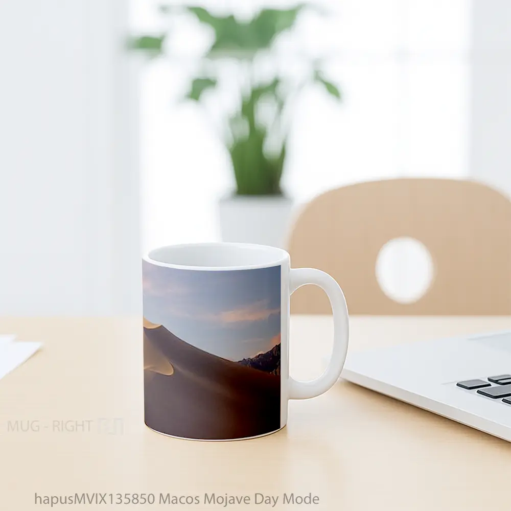 Mug Macos Mojave Day Mode Gelas Keramik Unik - All-side / Desain