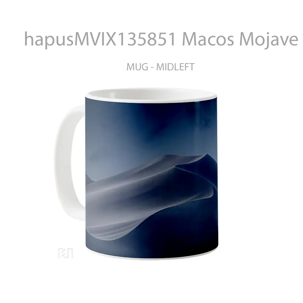 Mug Macos Mojave Night Mode Gelas Keramik Unik - All-side / Desain