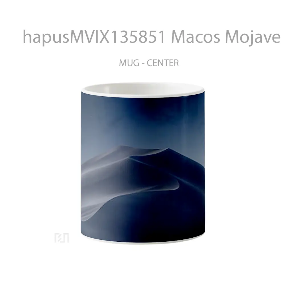 Mug Macos Mojave Night Mode Gelas Keramik Unik