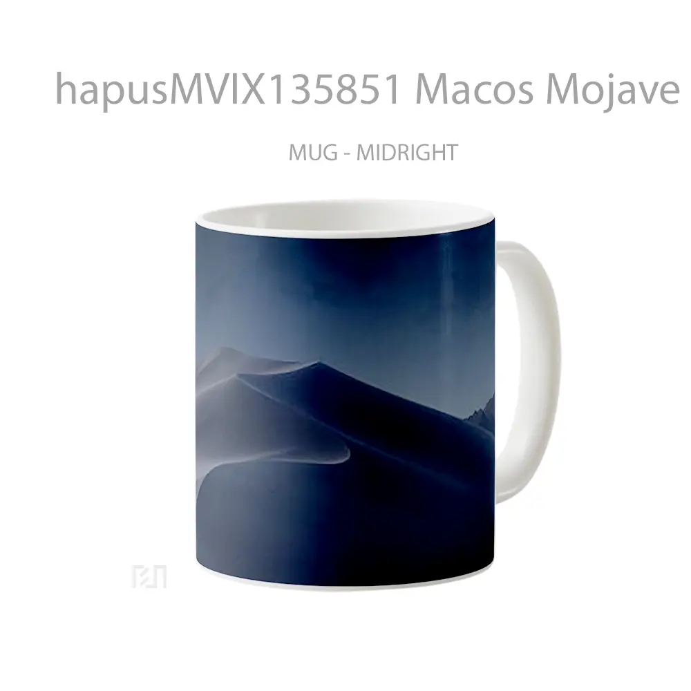 Mug Macos Mojave Night Mode Gelas Keramik Unik - All-side / Desain
