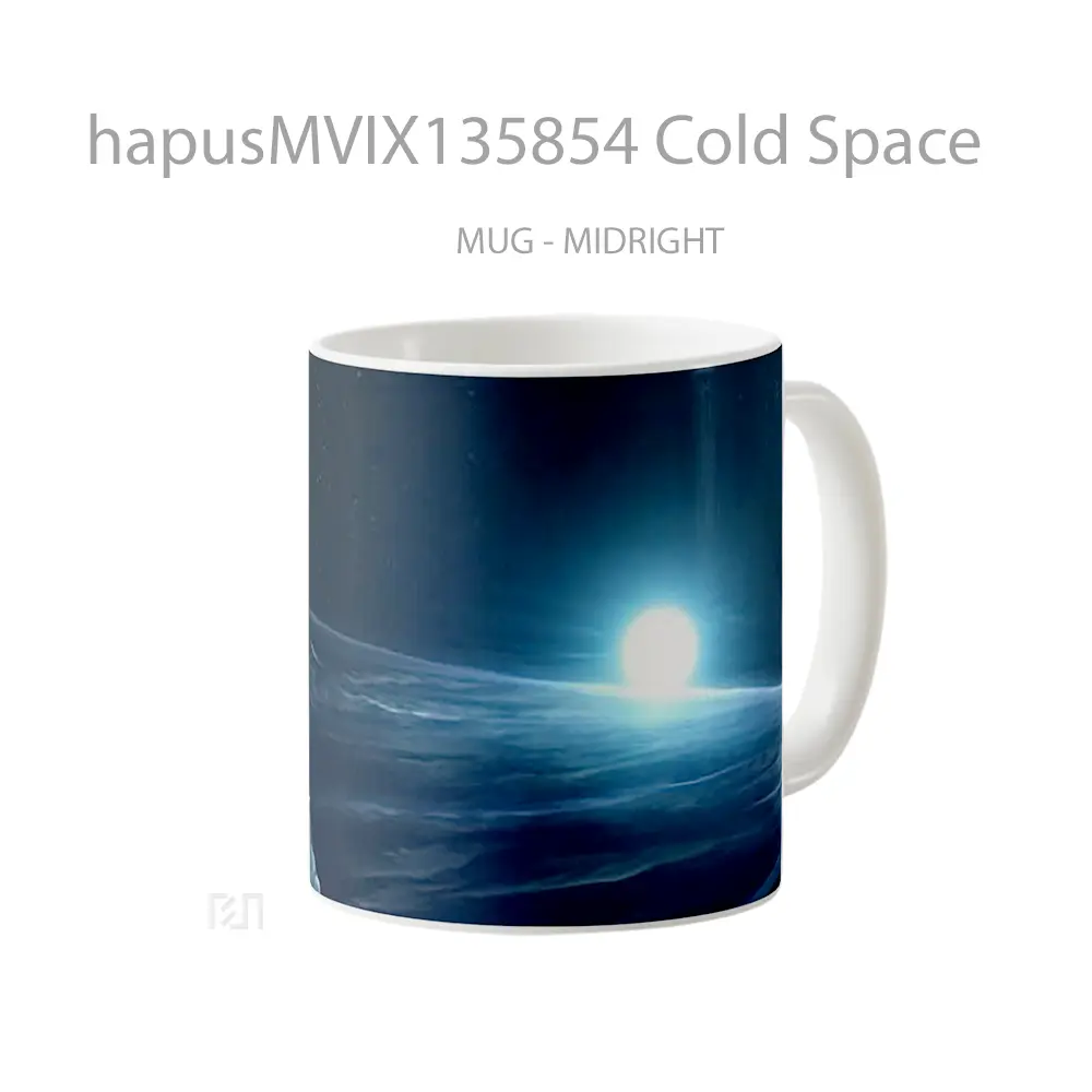 Mug Cold Space Gelas Astronomi - All-side / Desain