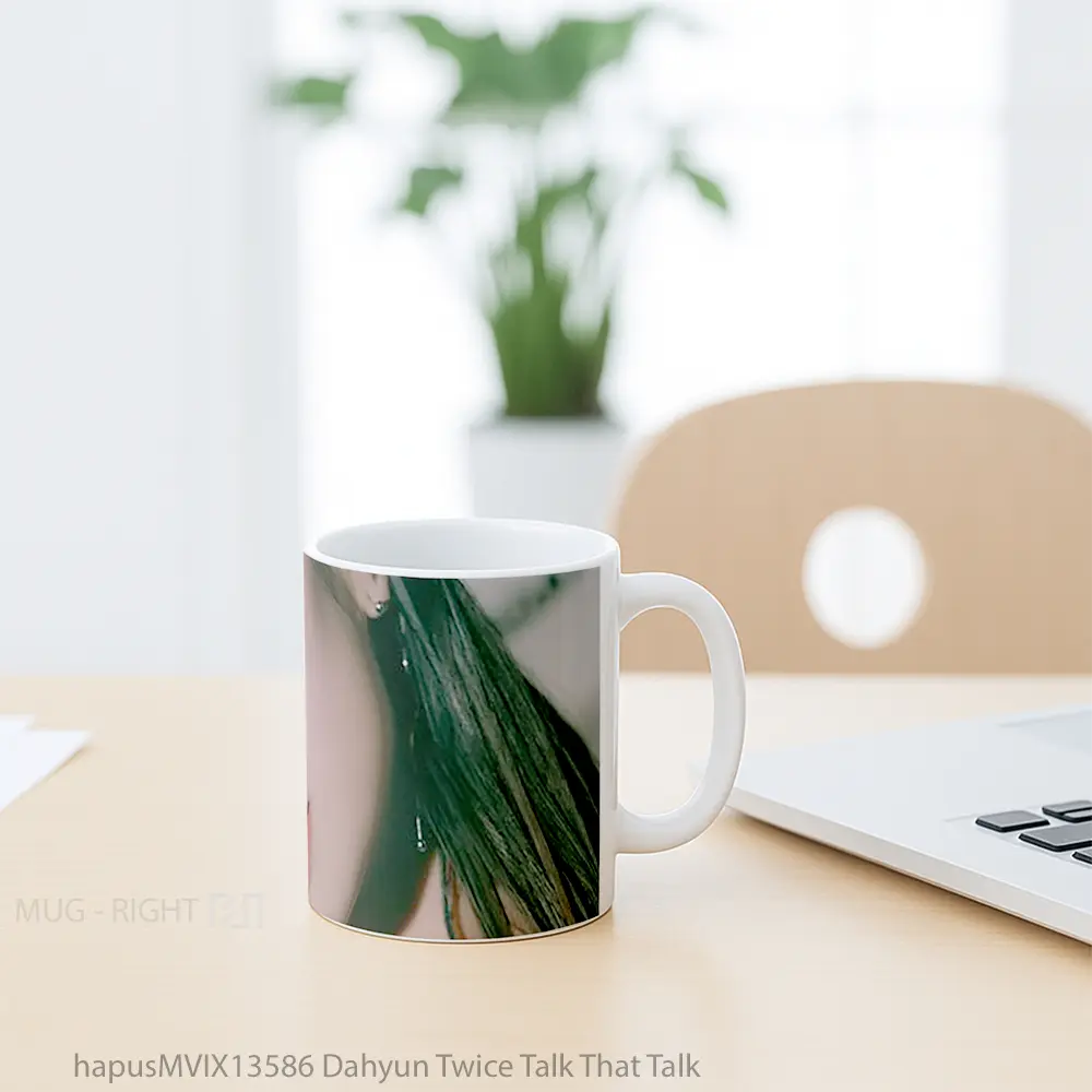 Mug Dahyun Twice Talk That Talk Gelas Keramik Unik - All-side / Desain