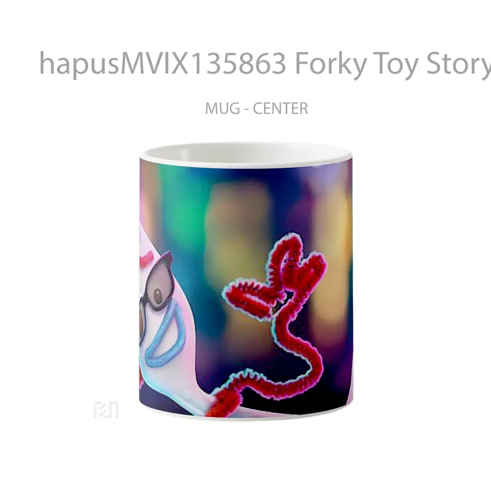 Mug Forky Toy Story 4 Gelas Keramik Unik