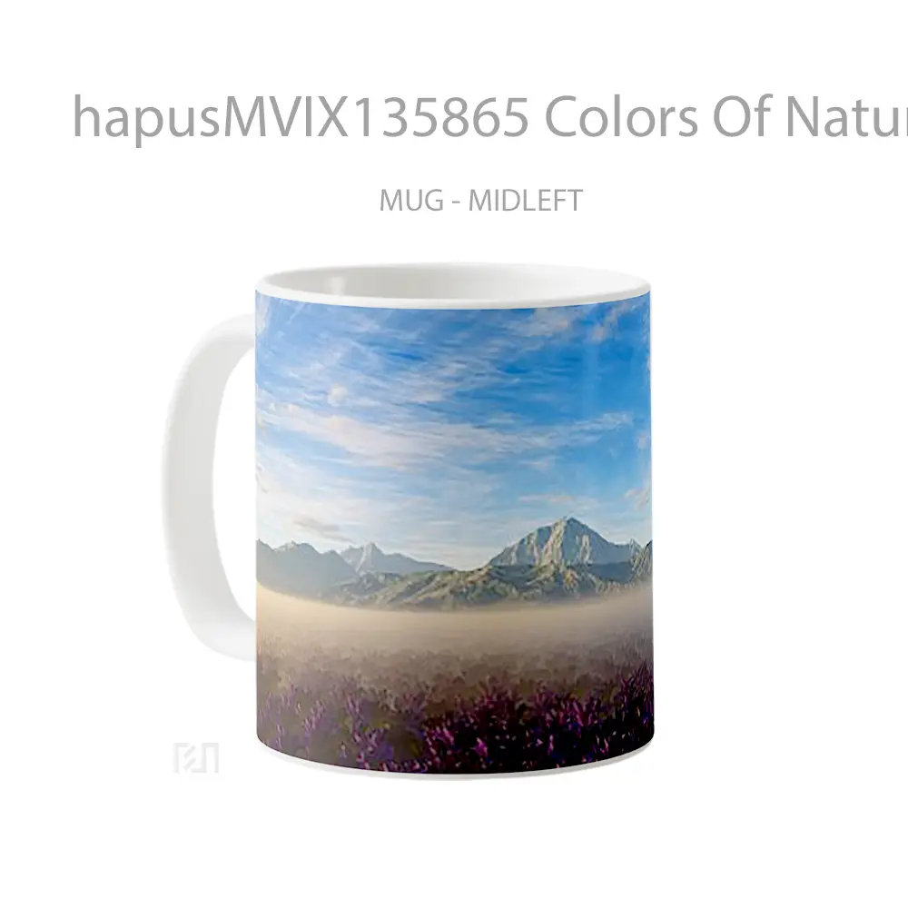 Mug Colors Of Nature Gelas Pemandangan Alam - All-side / Desain
