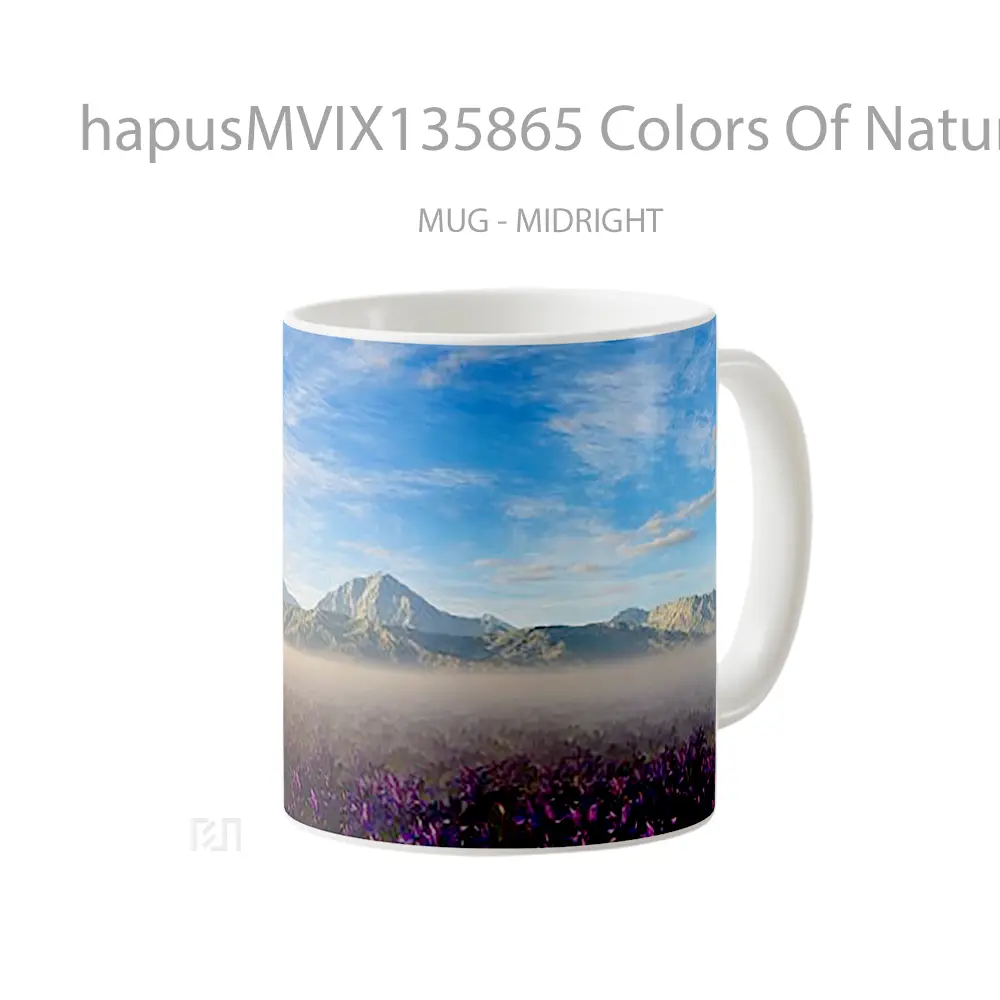 Mug Colors Of Nature Gelas Pemandangan Alam - All-side / Desain