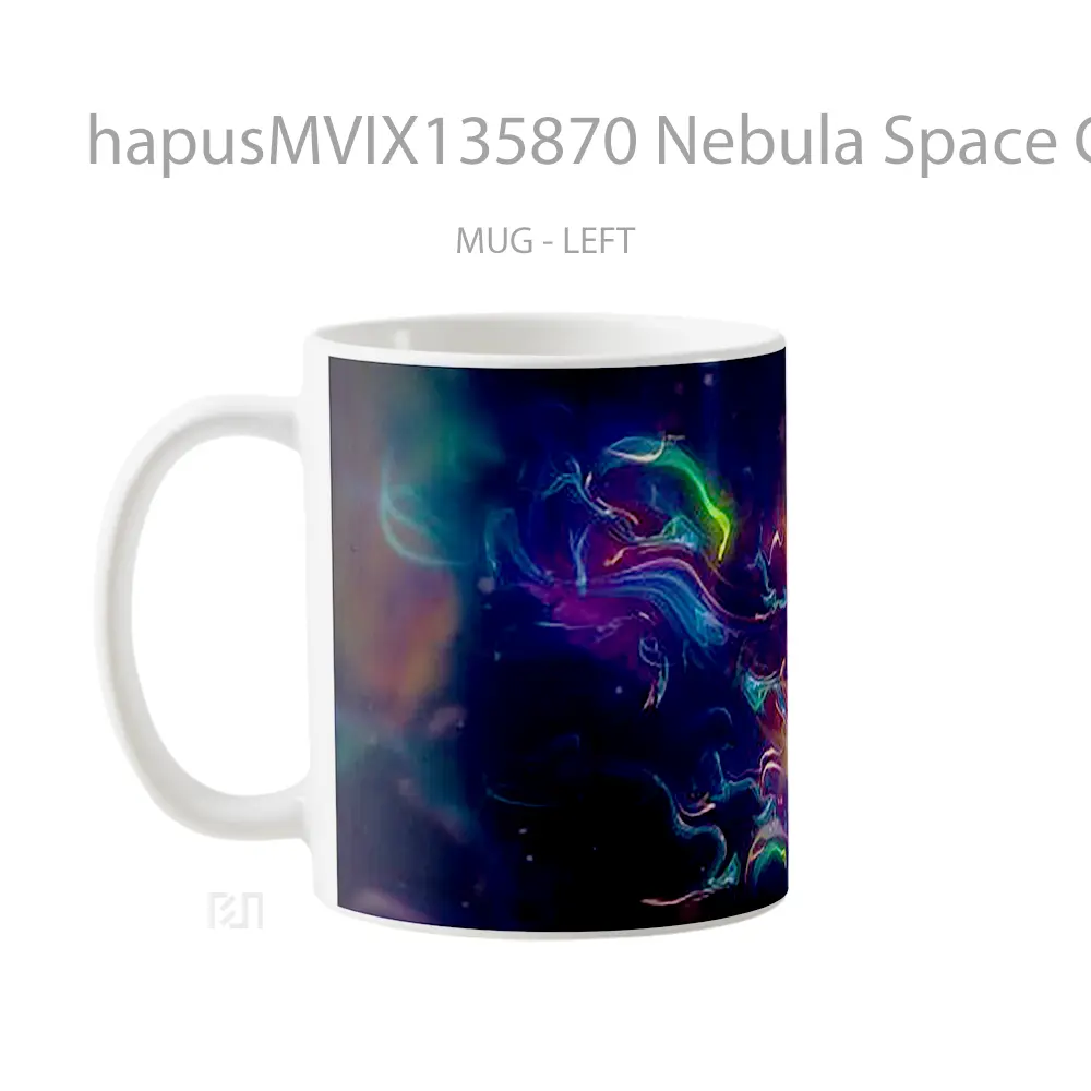 Mug Nebula Space Colors Gelas Astronomi - All-side / Desain