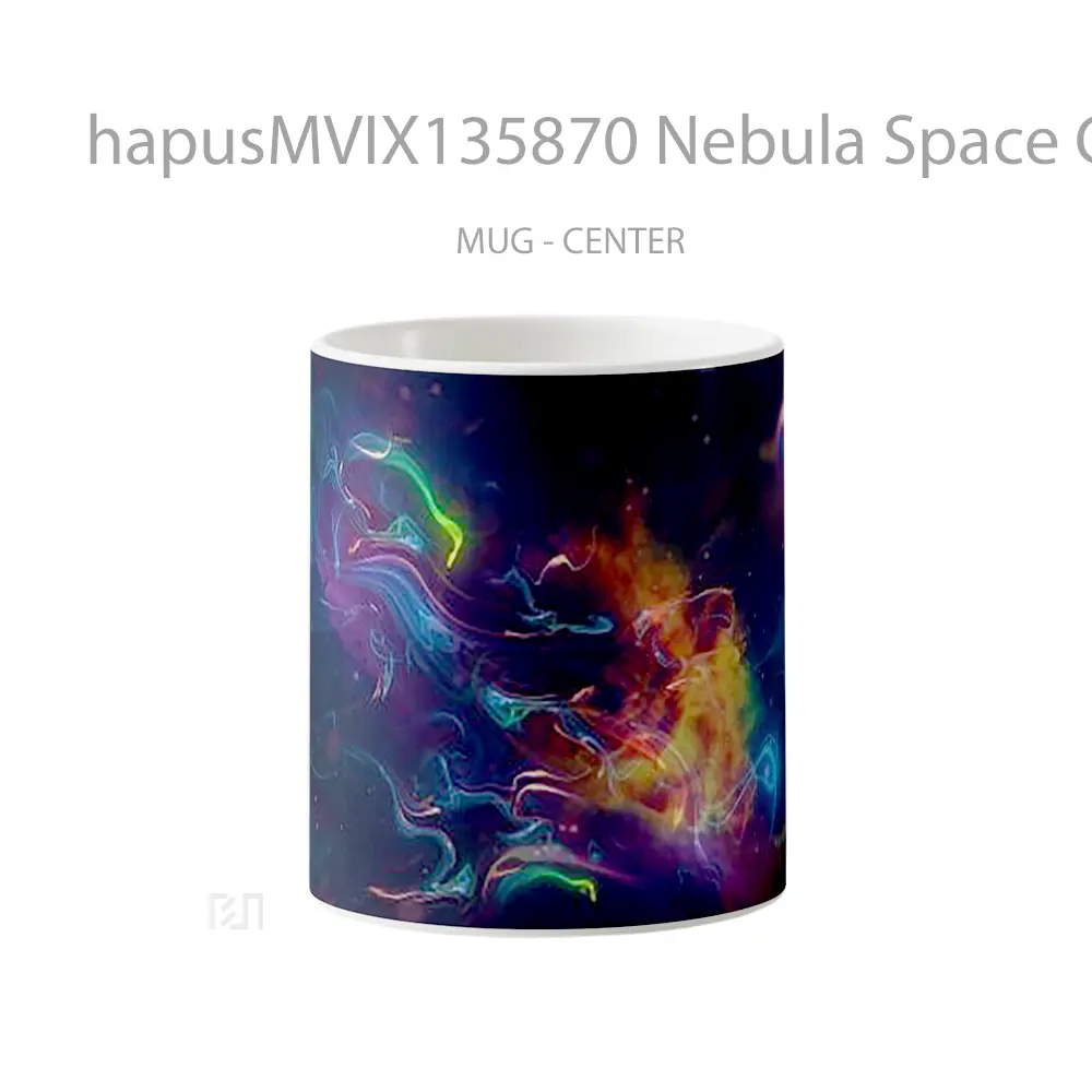 Mug Nebula Space Colors Gelas Astronomi