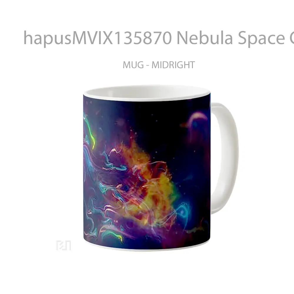 Mug Nebula Space Colors Gelas Astronomi - All-side / Desain