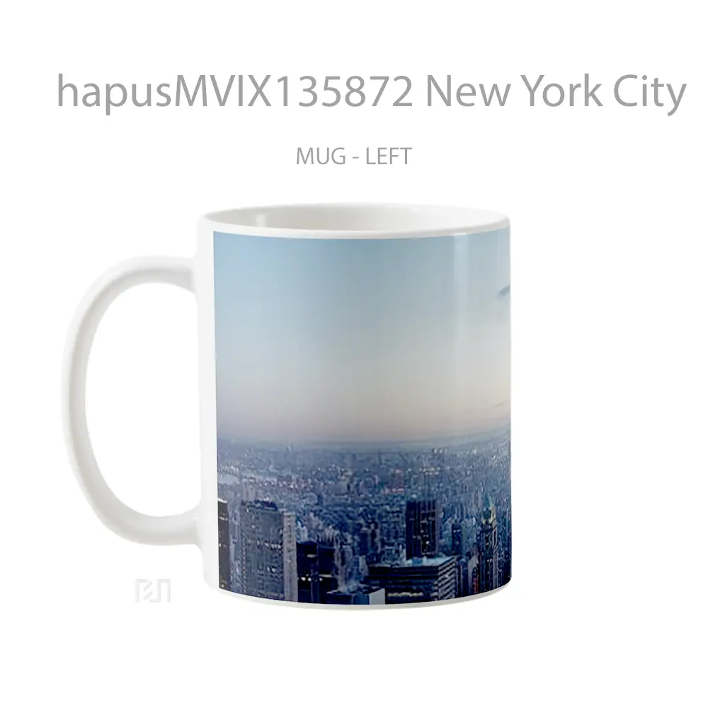 Mug New York City Gelas Keramik Unik - All-side / Desain