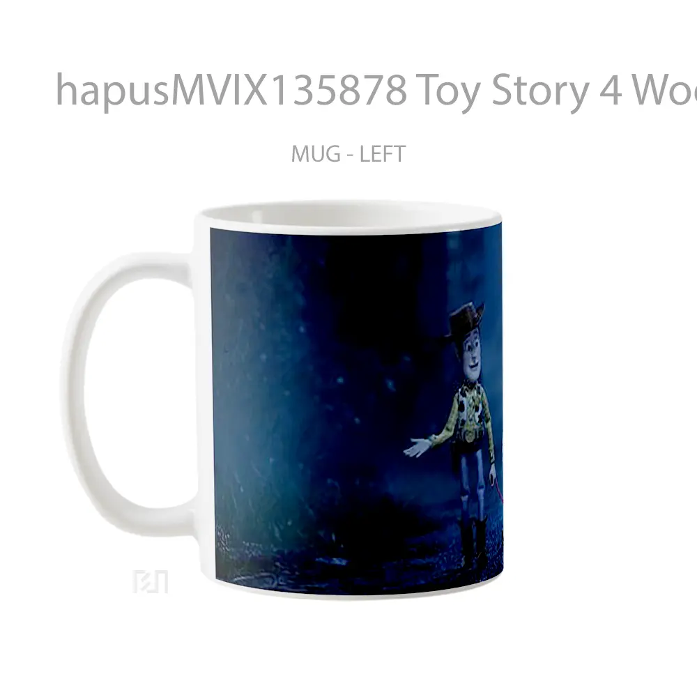 Mug Toy Story 4 Woody And Forky Gelas Keramik Unik - All-side / Desain