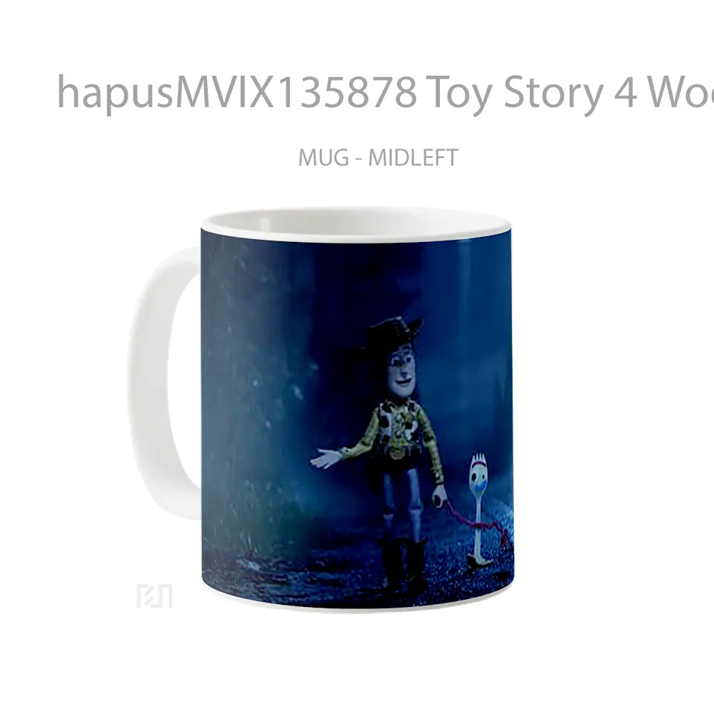 Mug Toy Story 4 Woody And Forky Gelas Keramik Unik - All-side / Desain