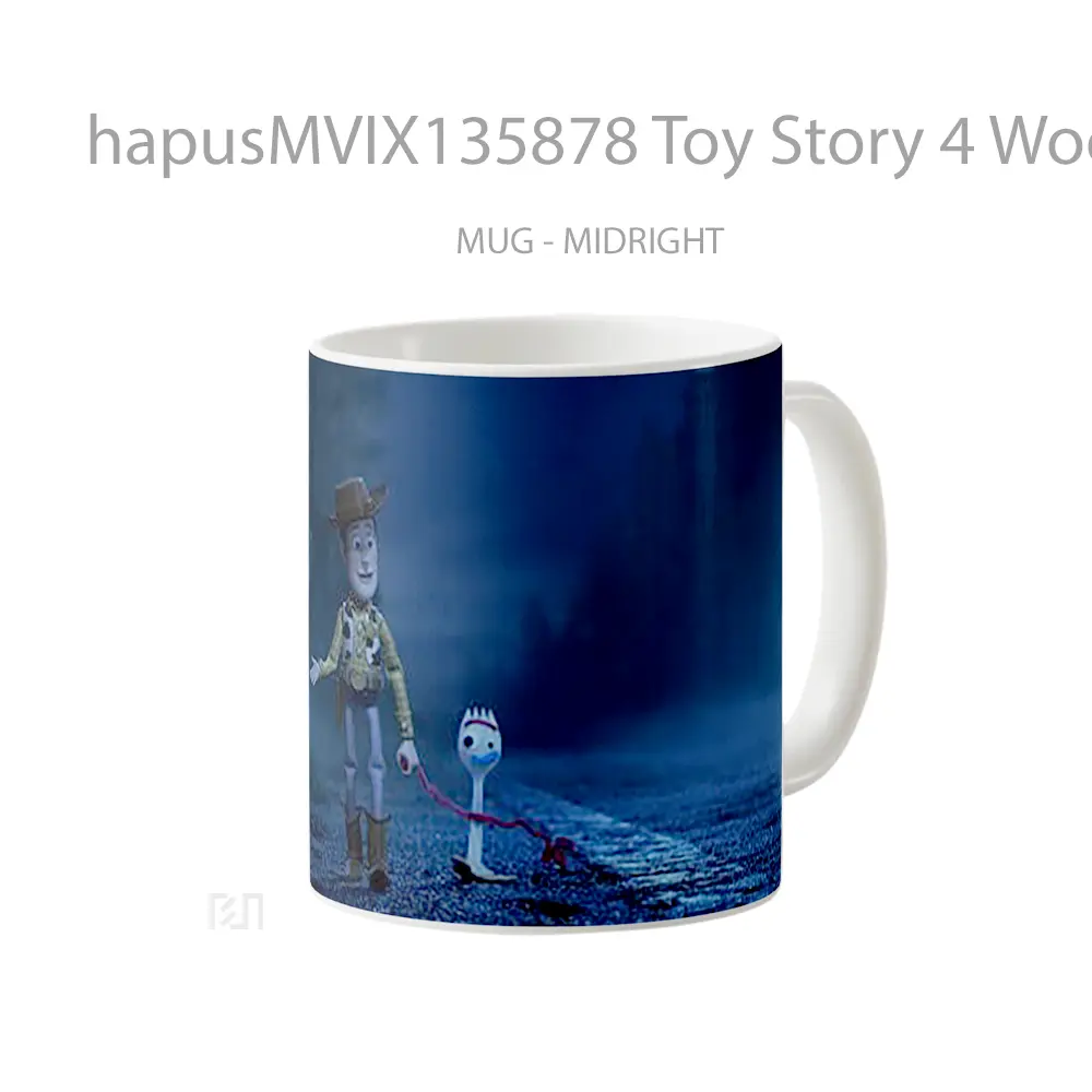 Mug Toy Story 4 Woody And Forky Gelas Keramik Unik - All-side / Desain