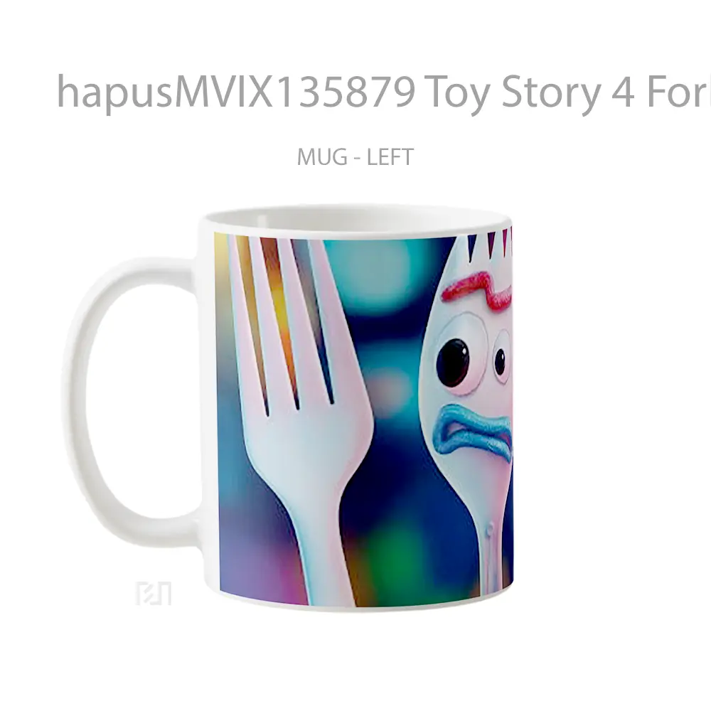Mug Toy Story 4 Forky V1 Gelas Keramik Unik - All-side / Desain