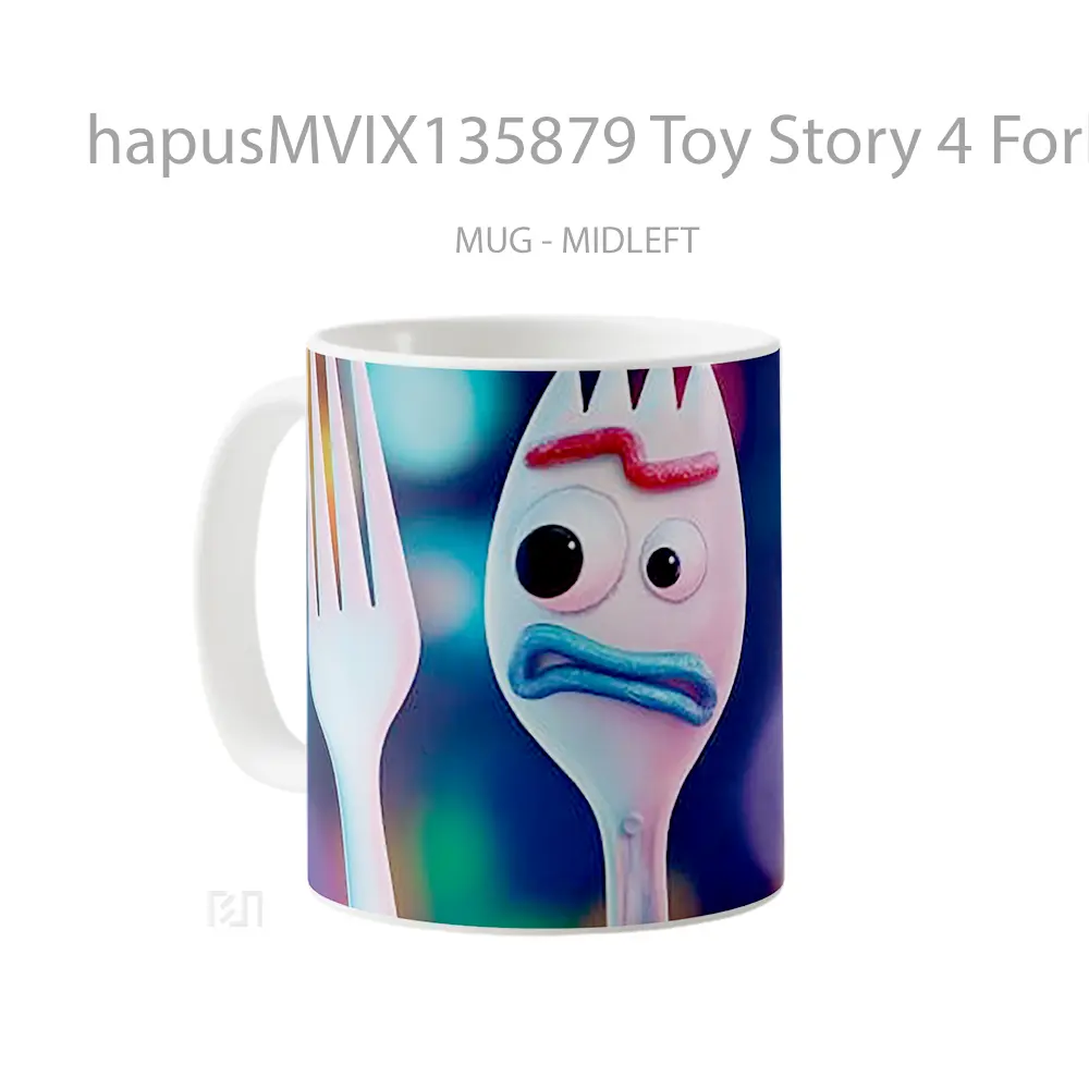 Mug Toy Story 4 Forky V1 Gelas Keramik Unik - All-side / Desain