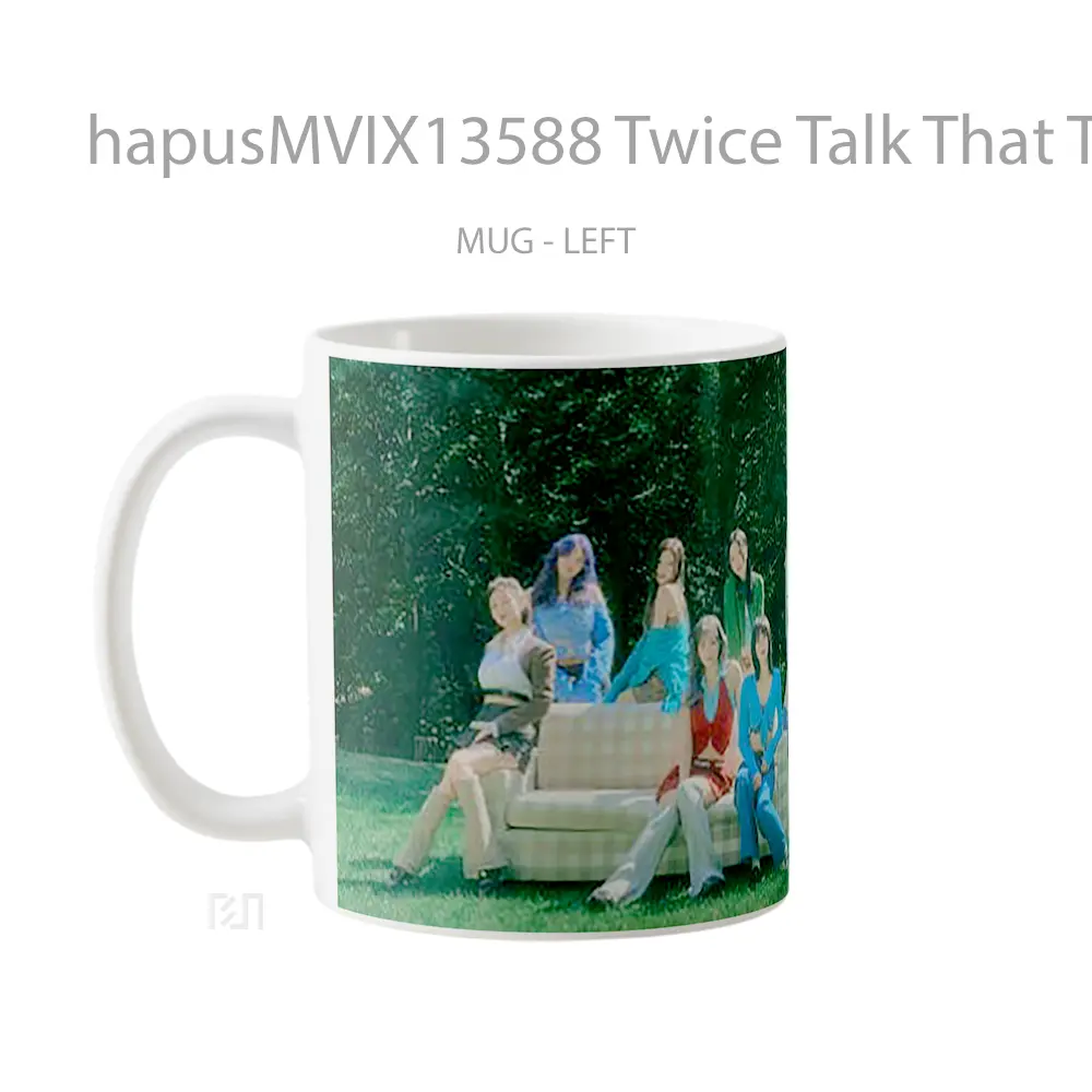 Mug Twice Talk That Talk Gelas Keramik Unik - All-side / Desain