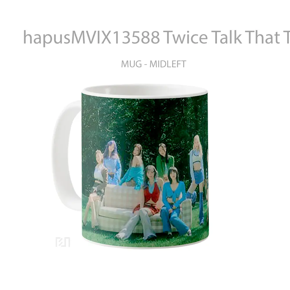 Mug Twice Talk That Talk Gelas Keramik Unik - All-side / Desain