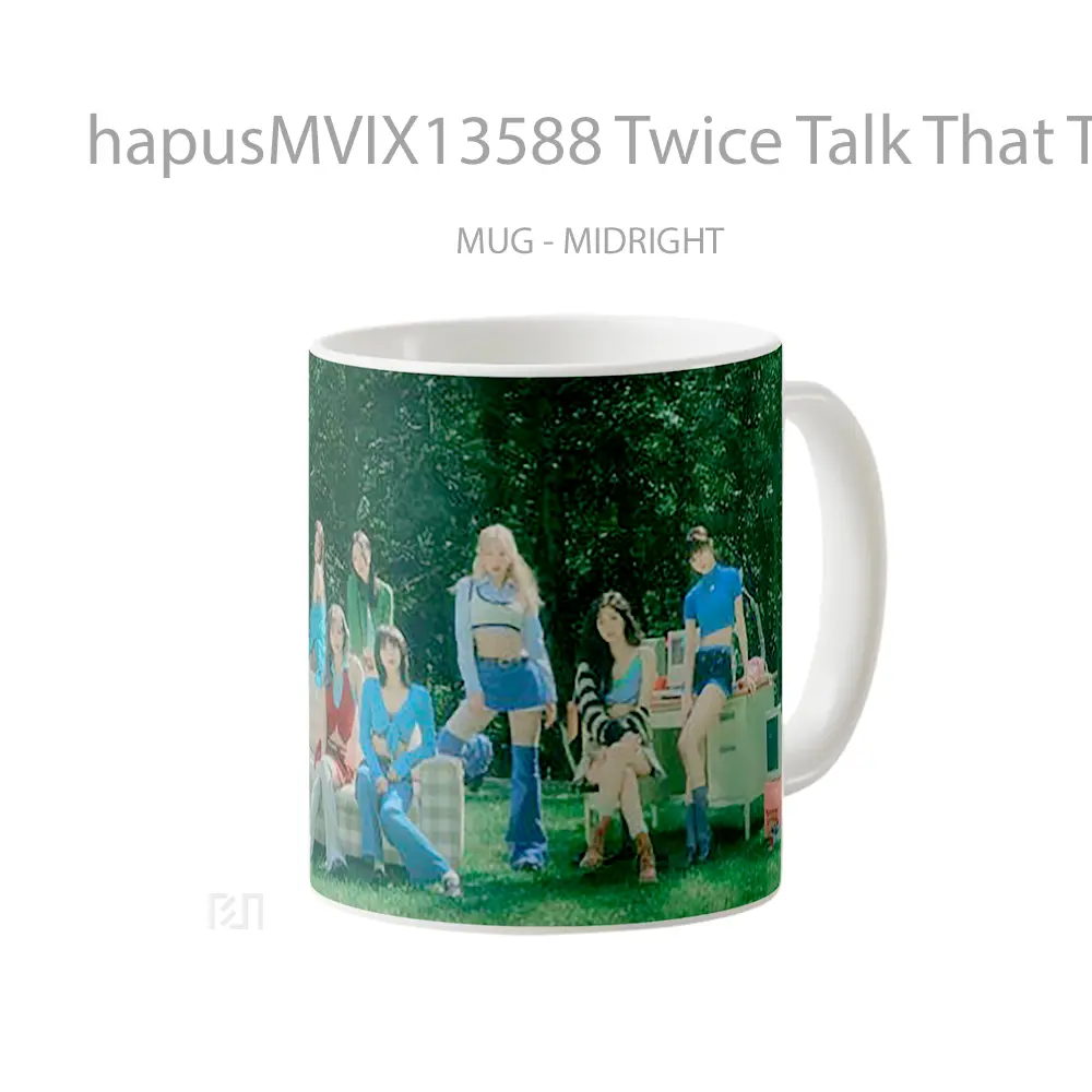Mug Twice Talk That Talk Gelas Keramik Unik - All-side / Desain