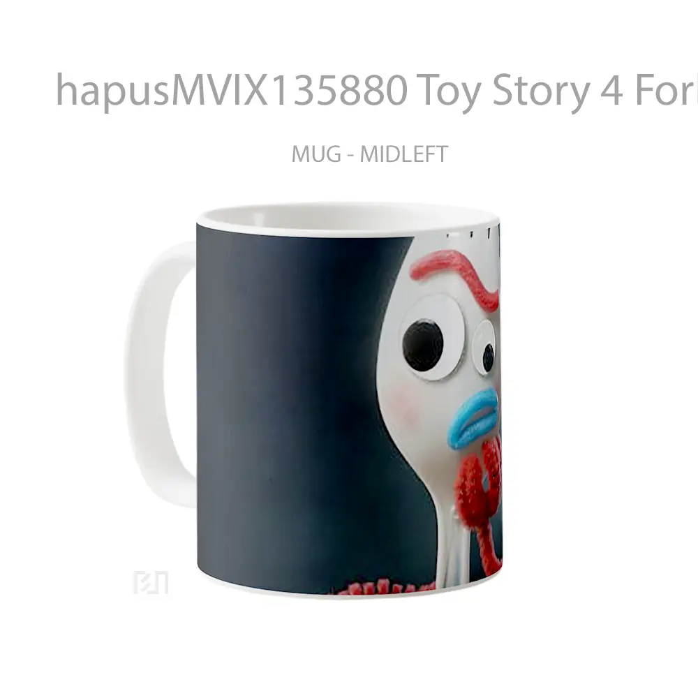 Mug Toy Story 4 Forky V2 Gelas Keramik Unik - All-side / Desain