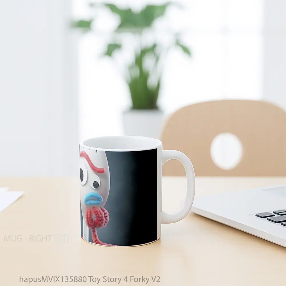 Mug Toy Story 4 Forky V2 Gelas Keramik Unik - All-side / Desain