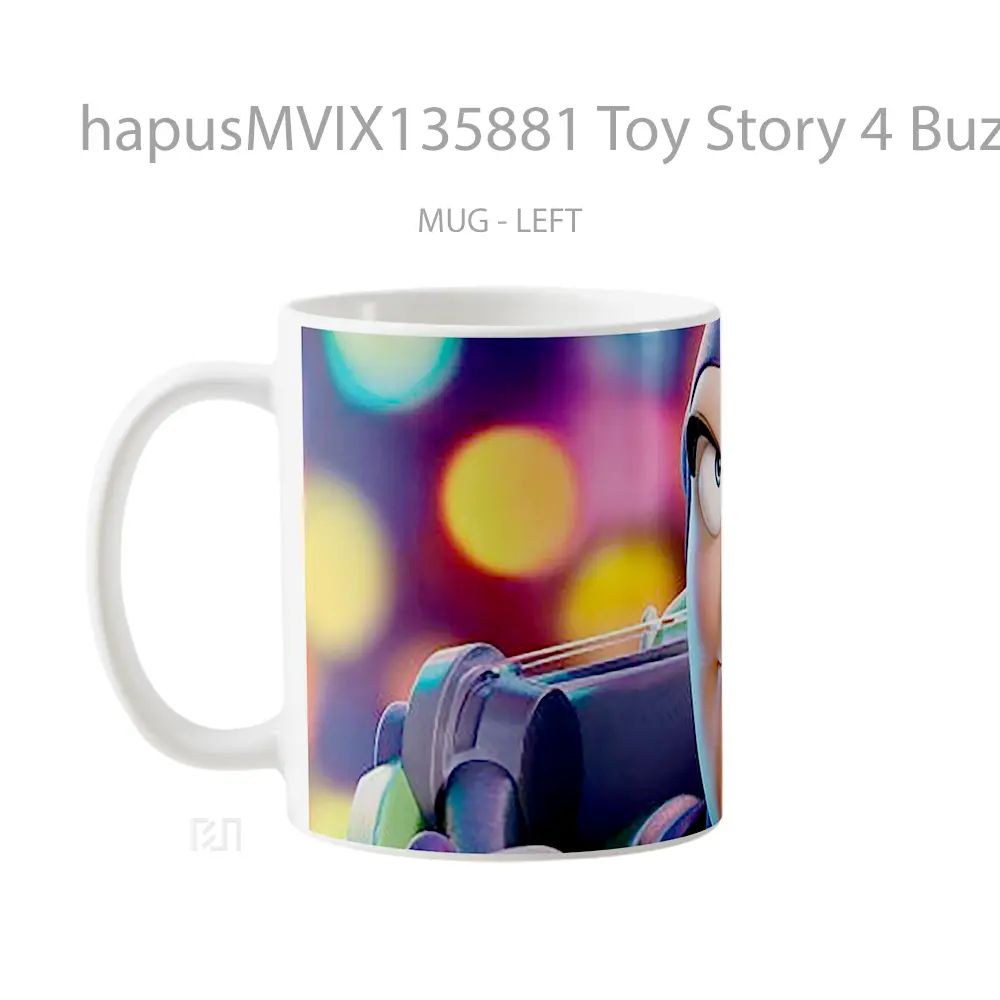 Mug Toy Story 4 Buzz Lightyear Gelas Keramik Unik - All-side / Desain