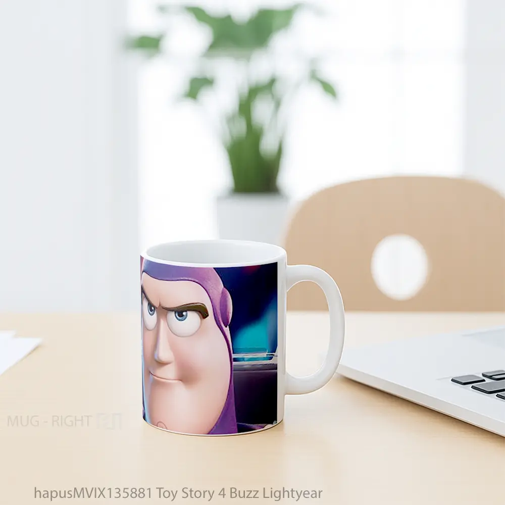 Mug Toy Story 4 Buzz Lightyear Gelas Keramik Unik - All-side / Desain