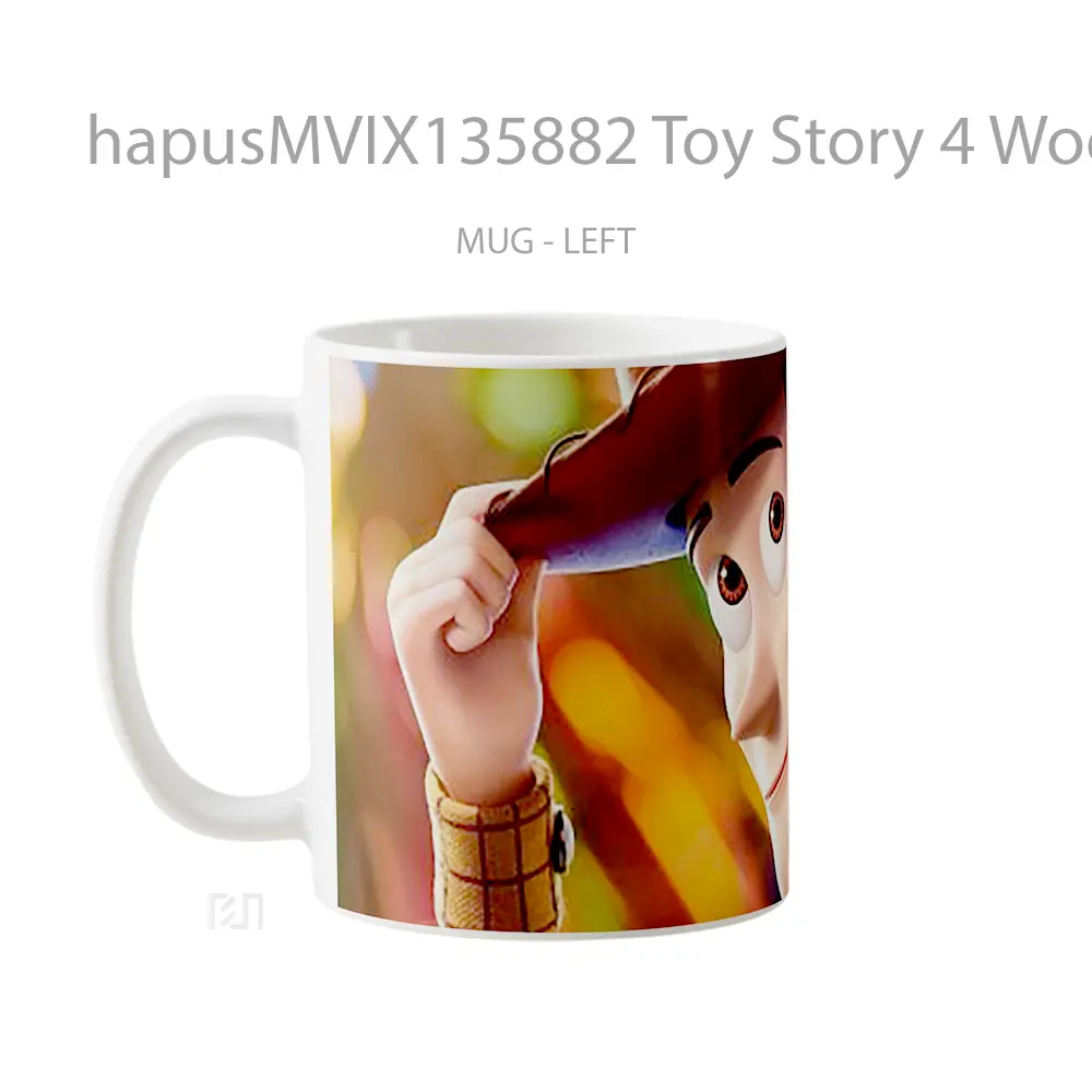 Mug Toy Story 4 Woody Gelas Keramik Unik - All-side / Desain