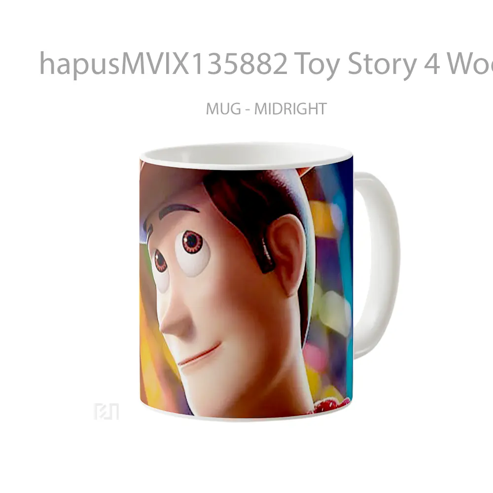 Mug Toy Story 4 Woody Gelas Keramik Unik - All-side / Desain