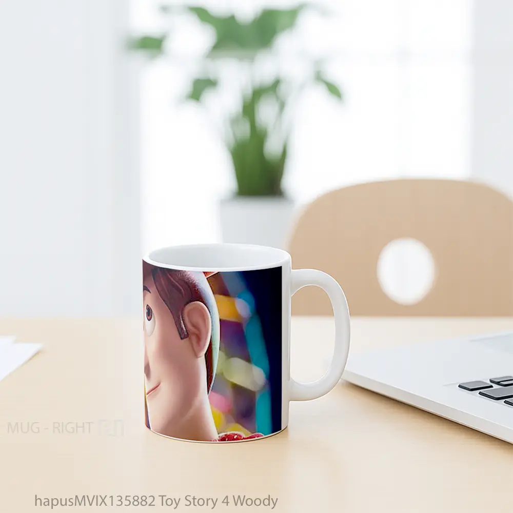 Mug Toy Story 4 Woody Gelas Keramik Unik - All-side / Desain