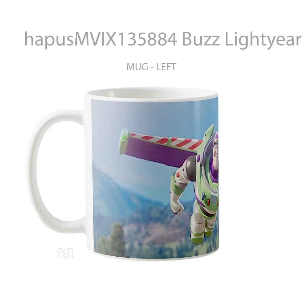 Mug Buzz Lightyear Flying Toy Story 4 Gelas Keramik Unik - All-side / Desain