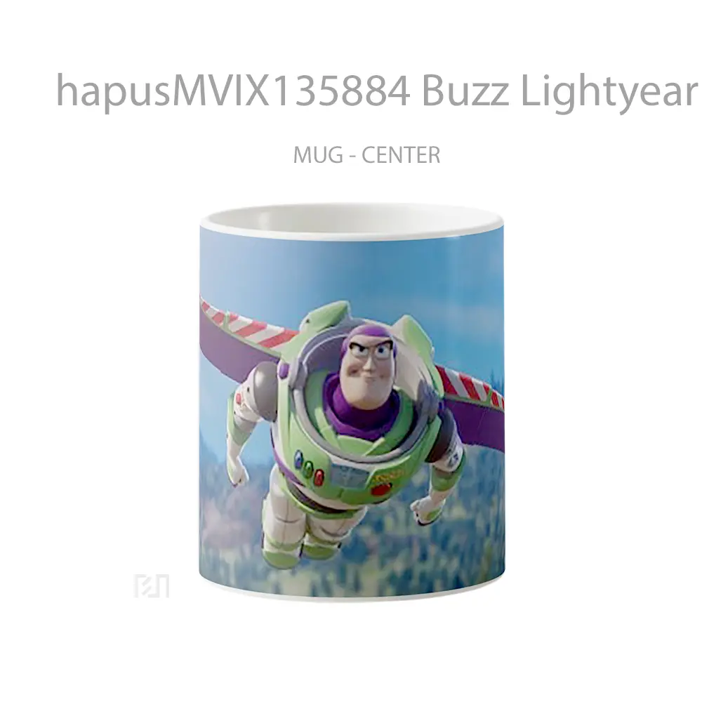 Mug Buzz Lightyear Flying Toy Story 4 Gelas Keramik Unik