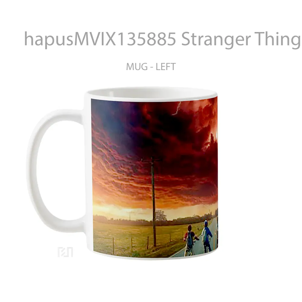 Mug Stranger Things Welcome To Hawkins Gelas Keramik Unik - All-side / Desain