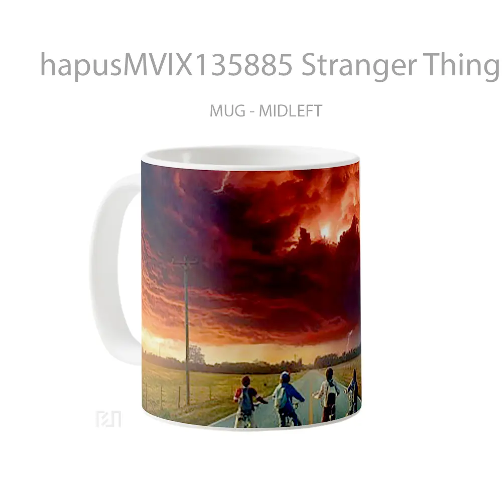 Mug Stranger Things Welcome To Hawkins Gelas Keramik Unik - All-side / Desain