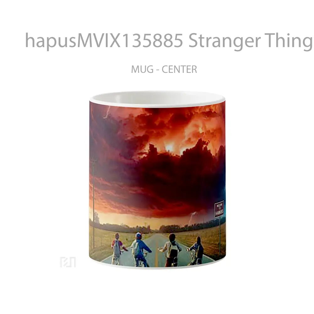 Mug Stranger Things Welcome To Hawkins Gelas Keramik Unik