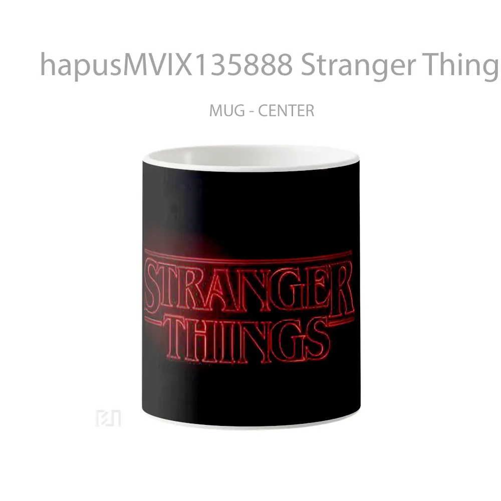Mug Stranger Things Logo Netflix Gelas Keramik Unik