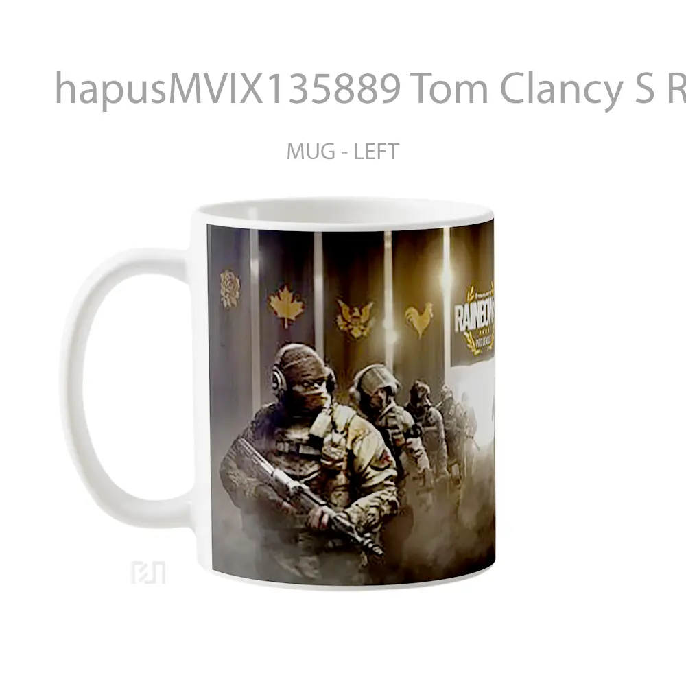 Mug Tom Clancy S Rainbow Six Siege Pro League V1 Gelas Keramik Unik - All-side / Desain