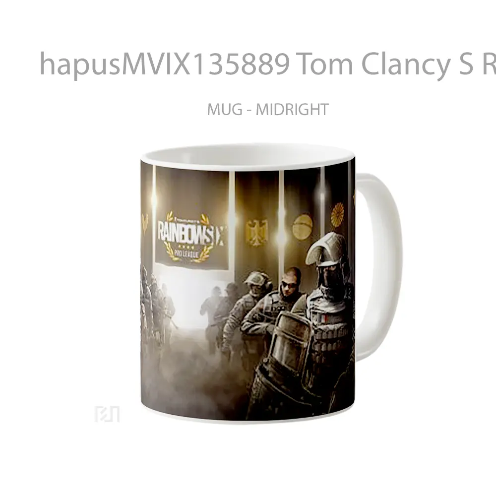 Mug Tom Clancy S Rainbow Six Siege Pro League V1 Gelas Keramik Unik - All-side / Desain